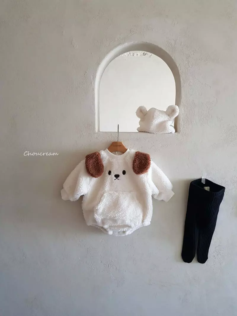 Choucream - Korean Baby Fashion - #babyboutique - Puppy Bodysuit - 4
