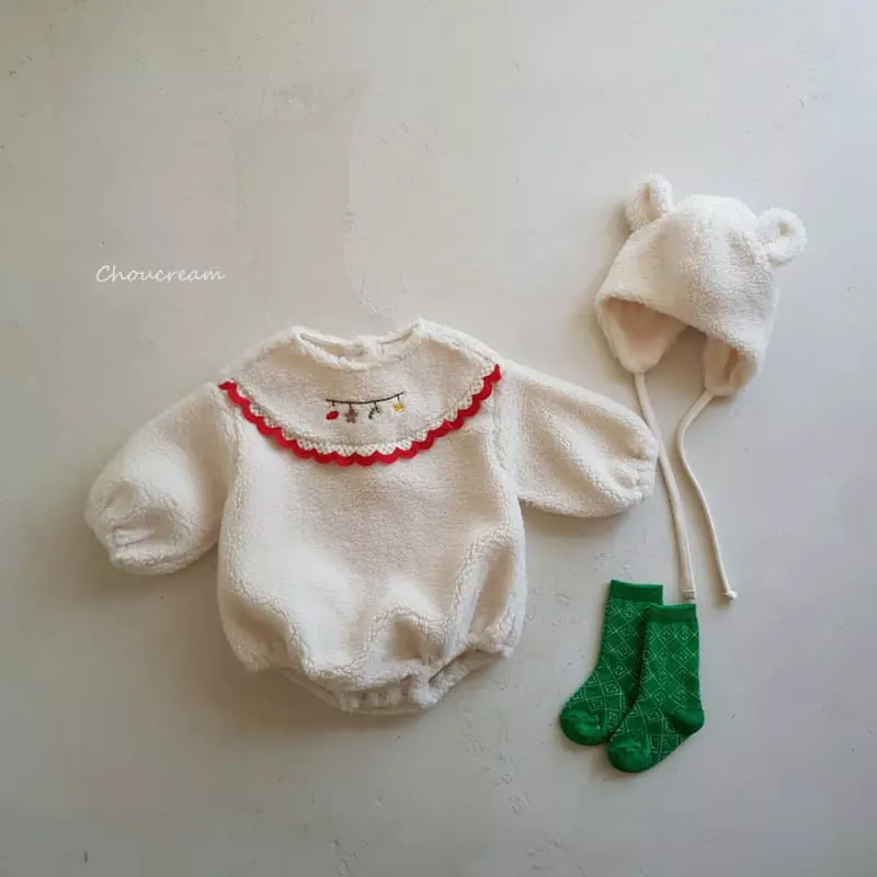 Choucream - Korean Baby Fashion - #babyboutique - Christmas Bodysuit