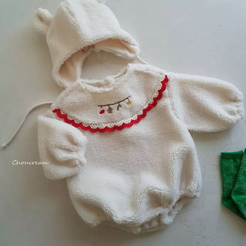 Choucream - Korean Baby Fashion - #babyboutique - Christmas Bodysuit - 2