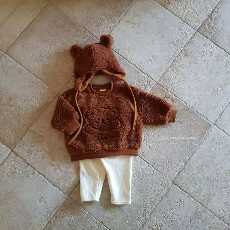 Choucream - Korean Baby Fashion - #babyboutique - Dumble Bear Sweatshirt - 12