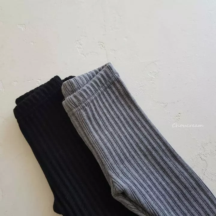 Choucream - Korean Baby Fashion - #babyboutiqueclothing - Fleece Rib Foot Leggings - 7