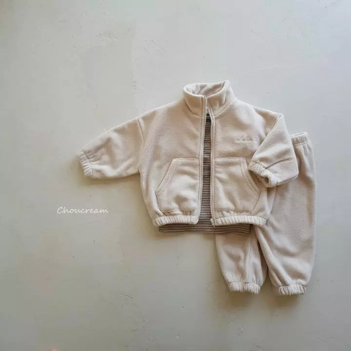 Choucream - Korean Baby Fashion - #babyboutiqueclothing - Lettering Top Bottom Set - 8