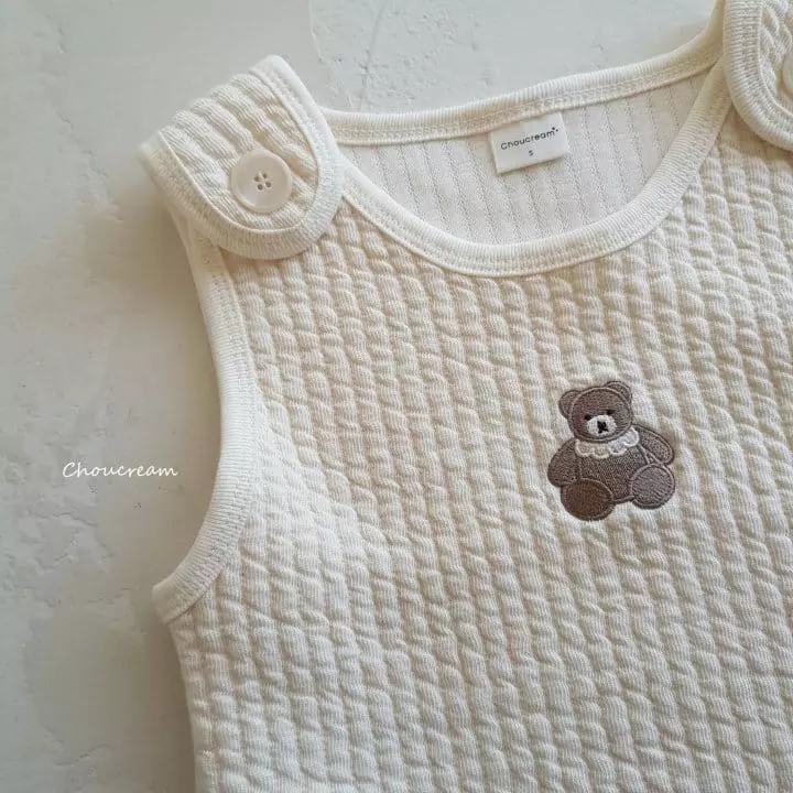 Choucream - Korean Baby Fashion - #babyboutiqueclothing - Quilting Sleepvest - 6