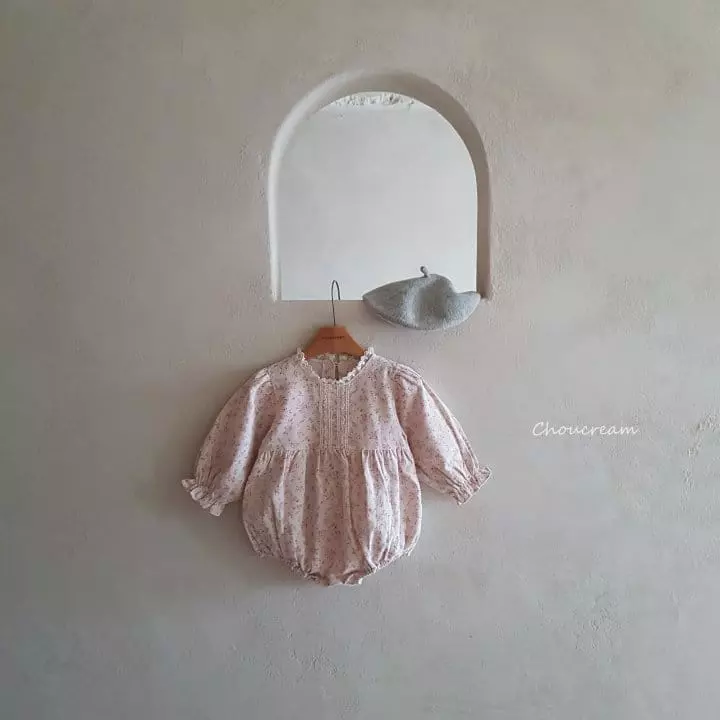 Choucream - Korean Baby Fashion - #babyboutiqueclothing - Elf Flower Lace Bodysuit - 5