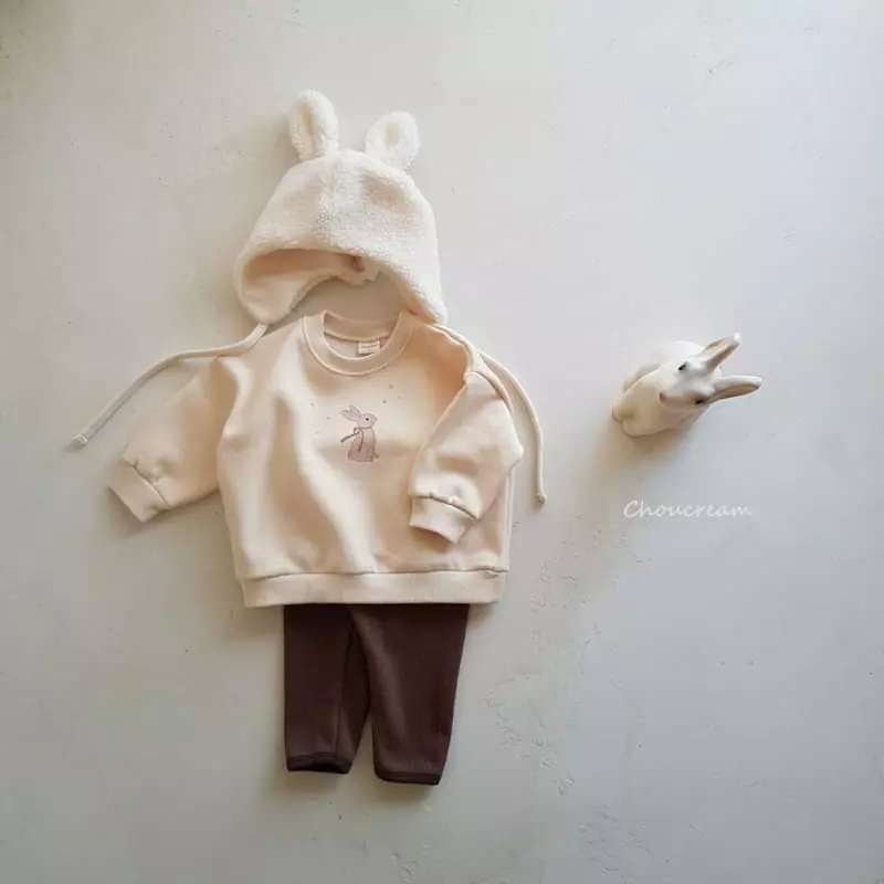 Choucream - Korean Baby Fashion - #babyboutiqueclothing - Rabbit Sweatshirt - 7