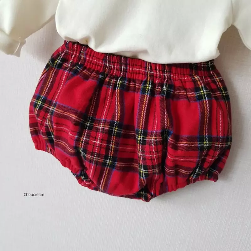 Choucream - Korean Baby Fashion - #babyboutiqueclothing - Tatan Check Bloomer - 6