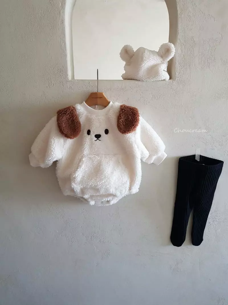 Choucream - Korean Baby Fashion - #babyboutiqueclothing - Puppy Bodysuit - 5