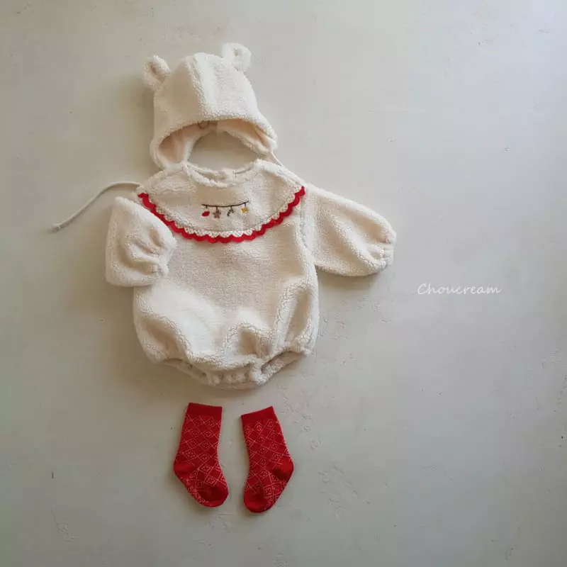 Choucream - Korean Baby Fashion - #babyboutiqueclothing - Christmas Bodysuit - 3