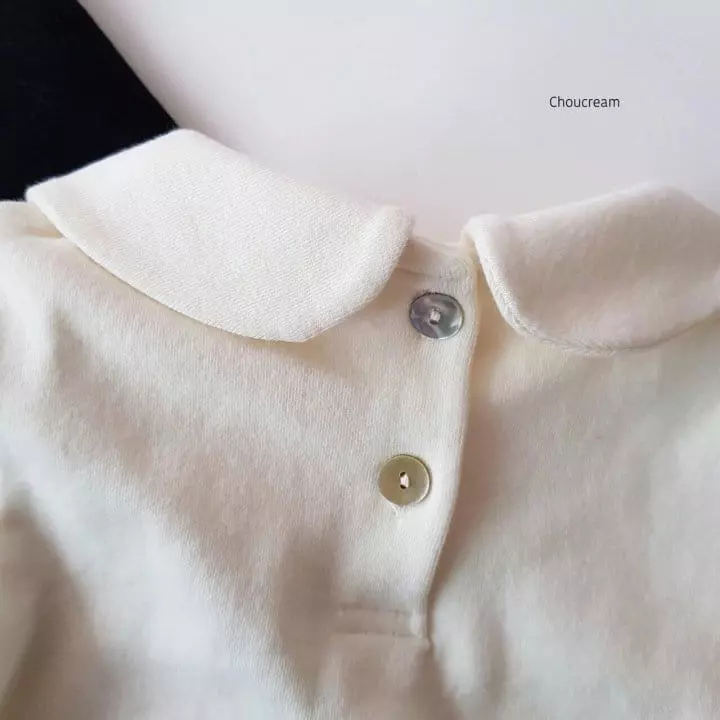 Choucream - Korean Baby Fashion - #babyclothing - Bebe Collar Tee - 10