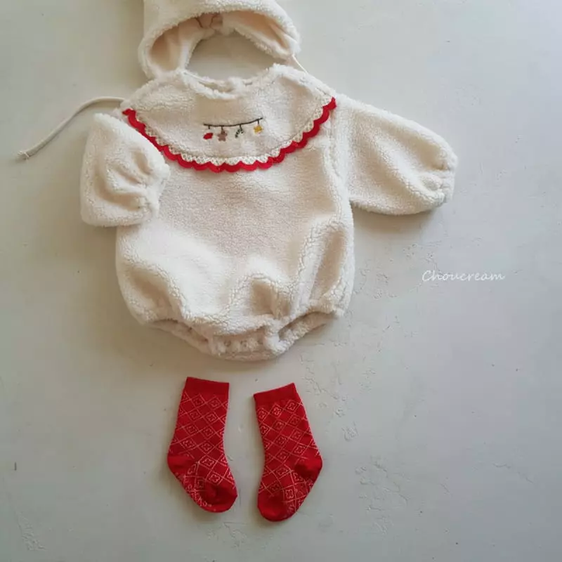 Choucream - Korean Baby Fashion - #babyboutiqueclothing - Christmas Bodysuit - 4