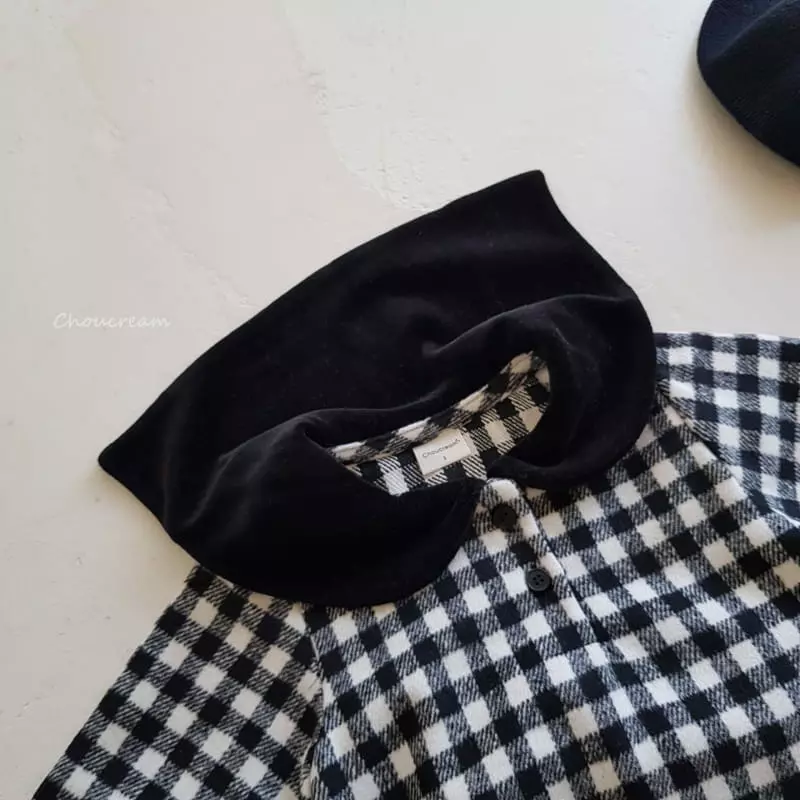 Choucream - Korean Baby Fashion - #babyfever - Check Sailor Bodysuit - 5