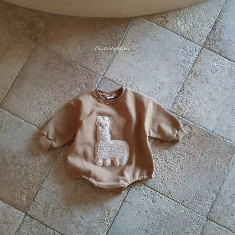 Choucream - Korean Baby Fashion - #babyfever - Alpaca Bodysuit - 2