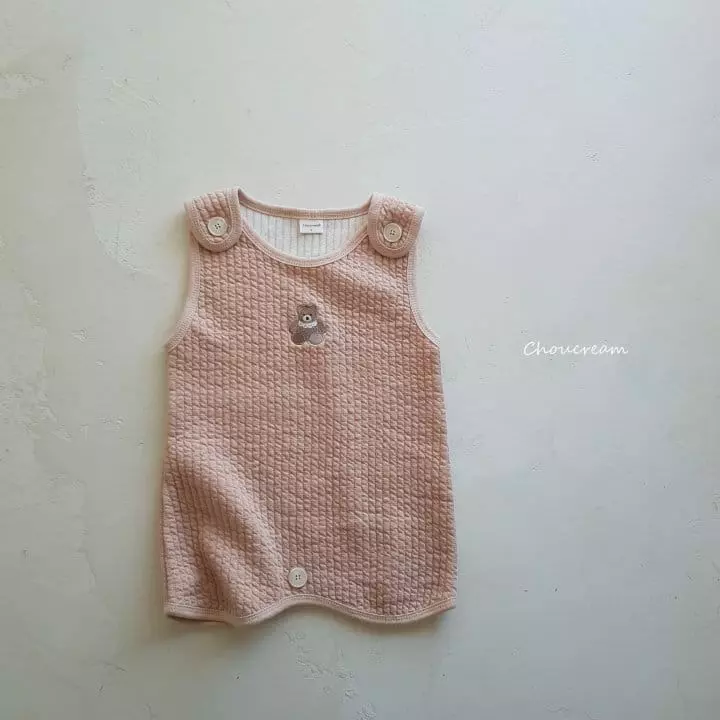 Choucream - Korean Baby Fashion - #babygirlfashion - Quilting Sleepvest - 10