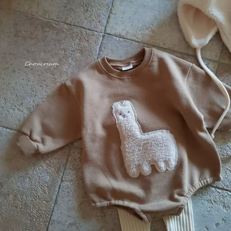 Choucream - Korean Baby Fashion - #babygirlfashion - Alpaca Bodysuit - 3