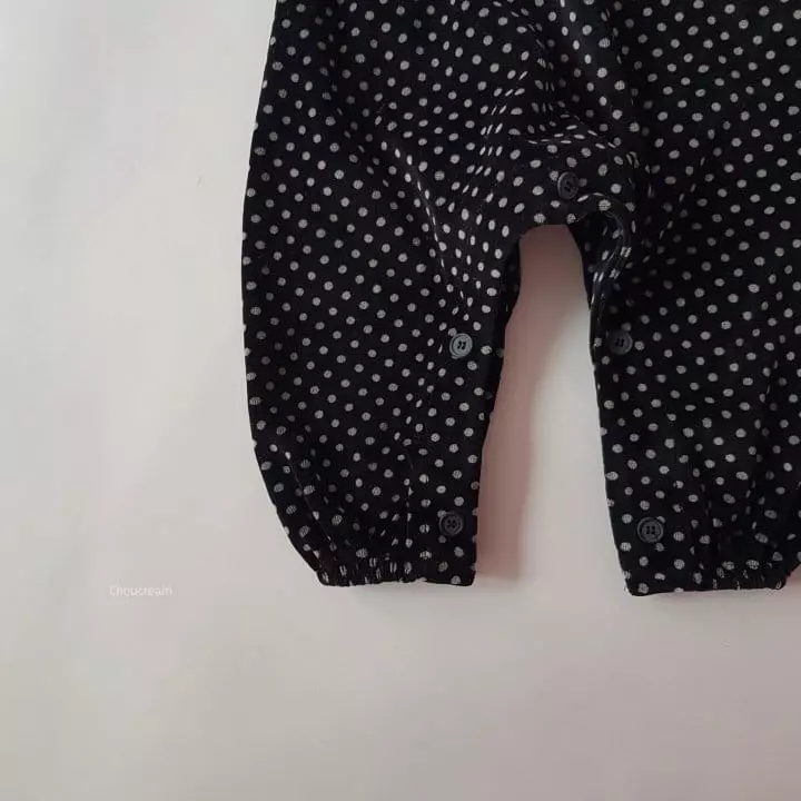 Choucream - Korean Baby Fashion - #babylifestyle - Veloure Dungarees Bodysuit - 7