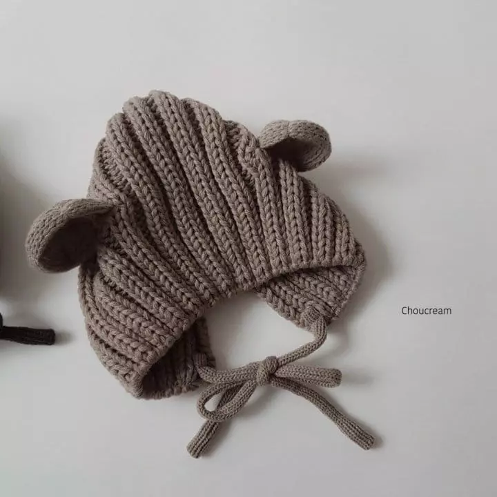 Choucream - Korean Baby Fashion - #babylifestyle - Bebe Bear Knit Hat - 6