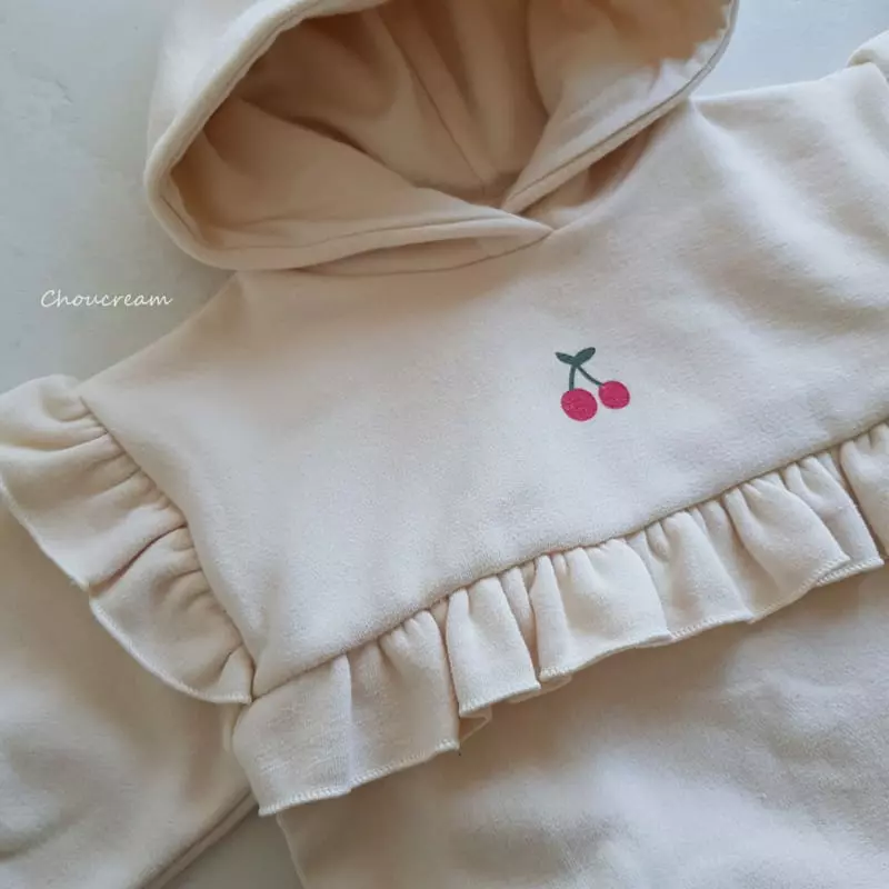 Choucream - Korean Baby Fashion - #babylifestyle - Cherry Hoody Bodysuit - 6