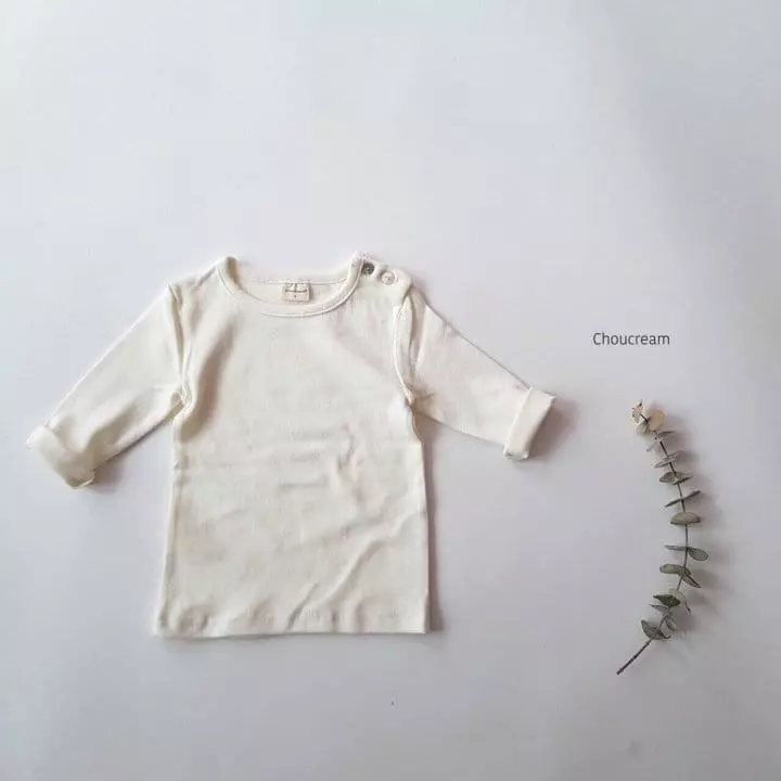Choucream - Korean Baby Fashion - #babyoninstagram - Winter Bebe Basic Tee
