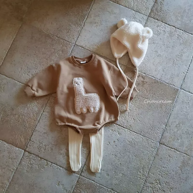 Choucream - Korean Baby Fashion - #babyoninstagram - Alpaca Bodysuit - 5