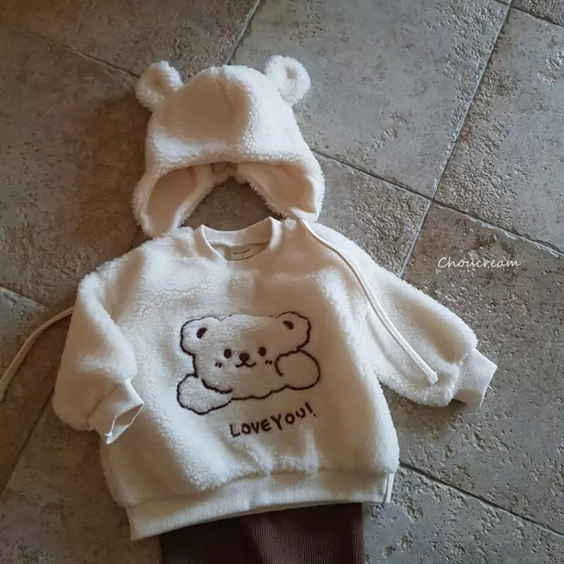 Choucream - Korean Baby Fashion - #babylifestyle - Dumble Bear Sweatshirt - 4