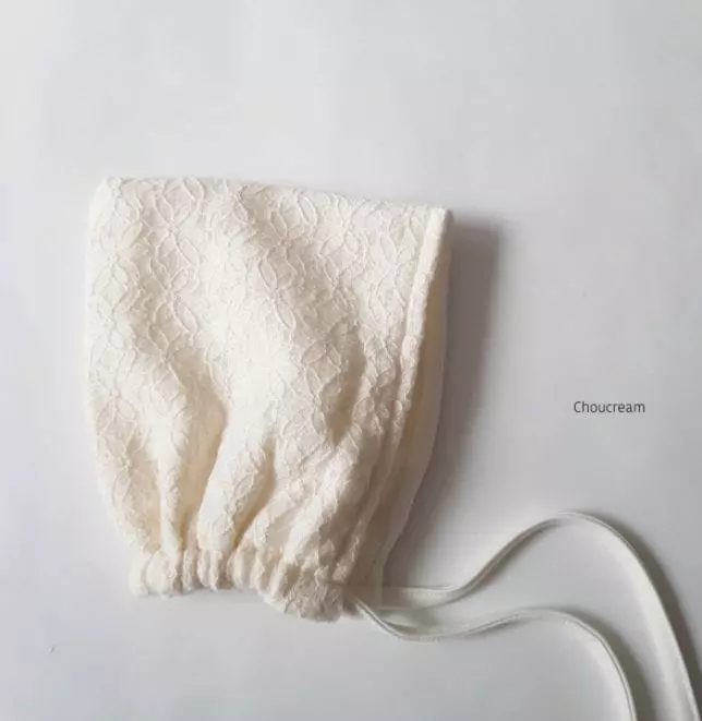 Choucream - Korean Baby Fashion - #babyootd - Bebe Winter Lace Bonnet - 7