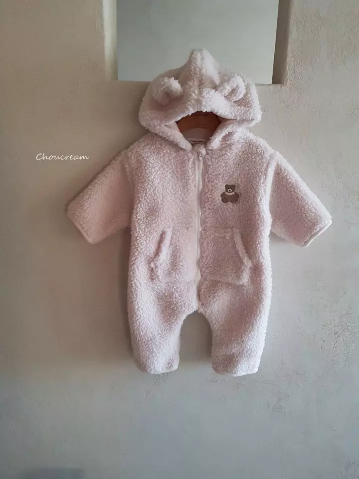 Choucream - Korean Baby Fashion - #babyootd - Bbogle Bear Bodysuit - 2