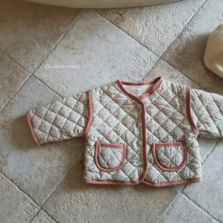 Choucream - Korean Baby Fashion - #babyootd - Beeb Quilting Jacket