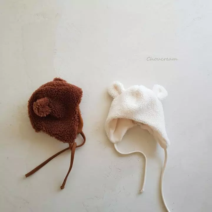 Choucream - Korean Baby Fashion - #babyootd - Choucream Bear Hat - 2