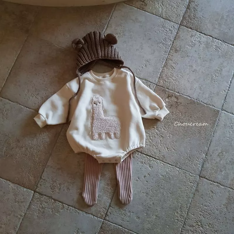 Choucream - Korean Baby Fashion - #babyootd - Alpaca Bodysuit - 6