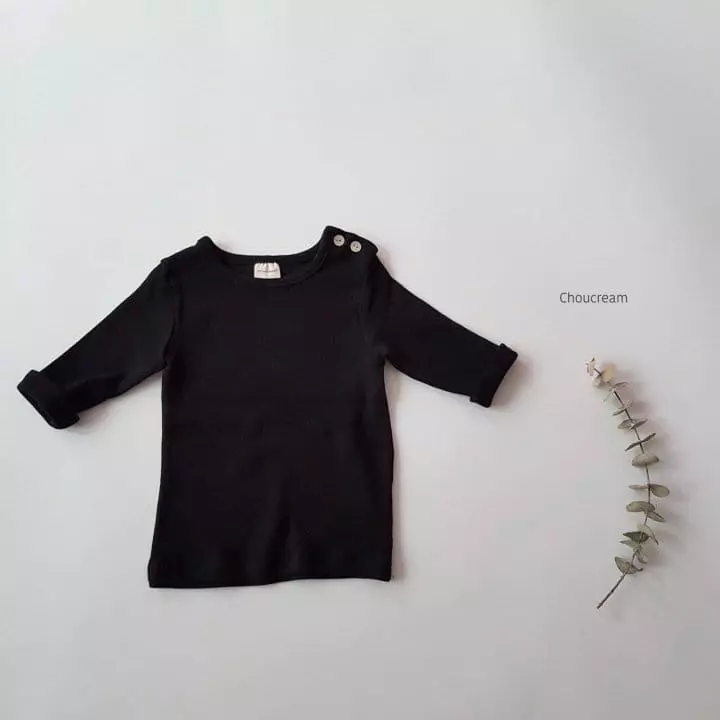 Choucream - Korean Baby Fashion - #babyoutfit - Winter Bebe Basic Tee - 4