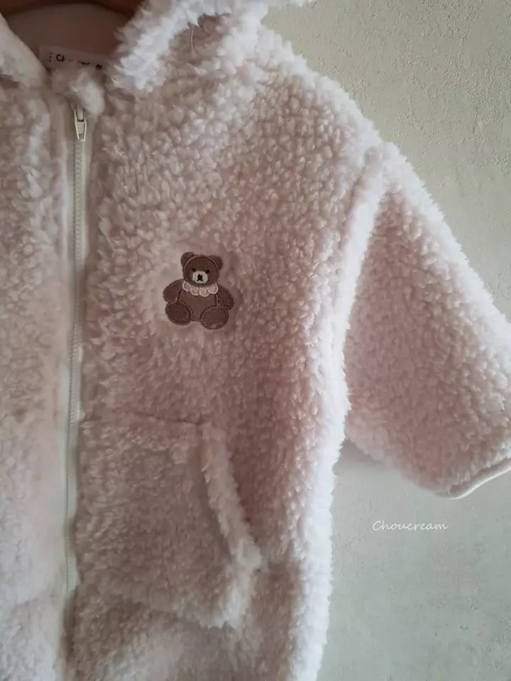 Choucream - Korean Baby Fashion - #babyoutfit - Bbogle Bear Bodysuit - 3