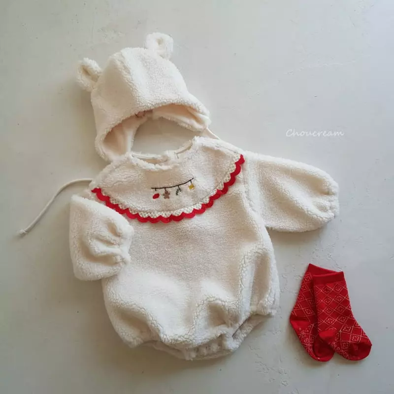 Choucream - Korean Baby Fashion - #babyoutfit - Christmas Bodysuit - 11