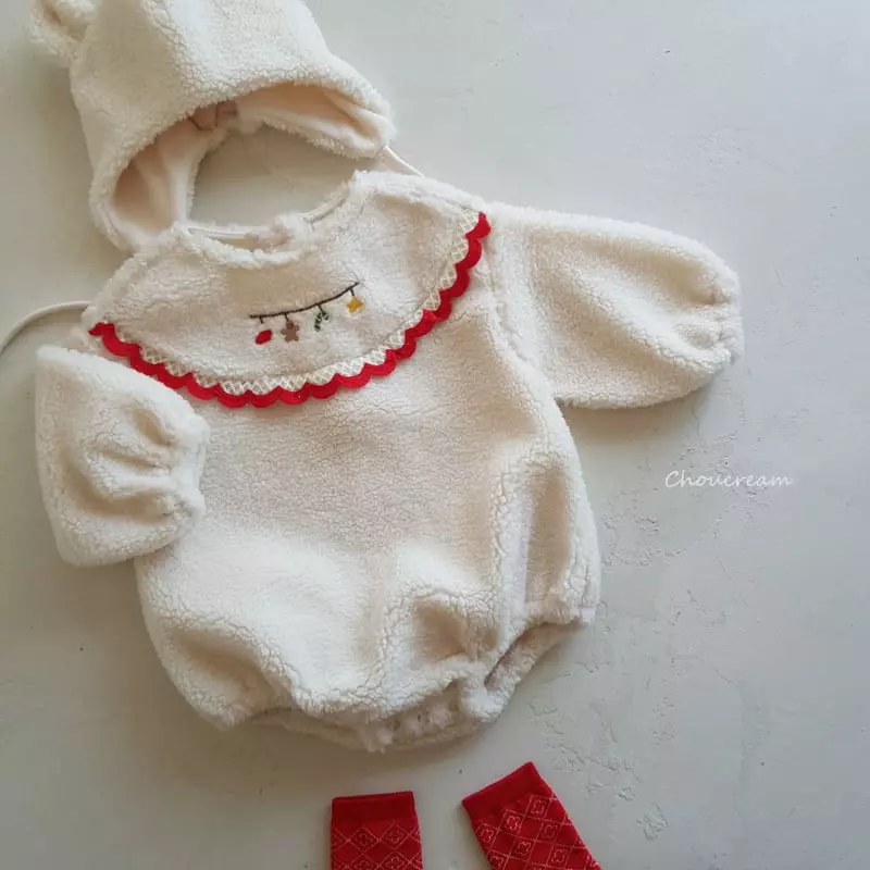 Choucream - Korean Baby Fashion - #babyoutfit - Christmas Bodysuit - 12