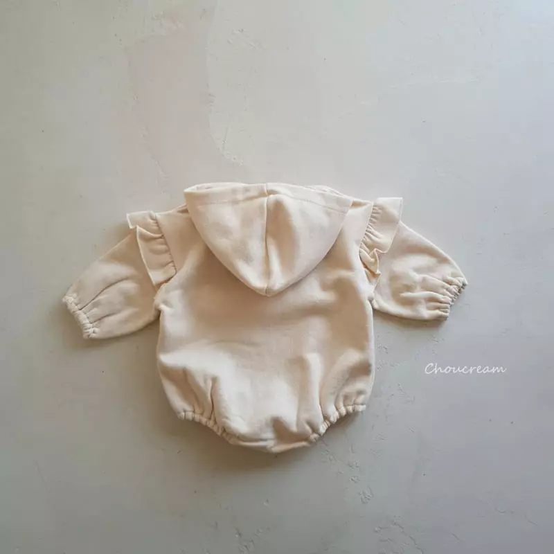 Choucream - Korean Baby Fashion - #babyoutfit - Cherry Hoody Bodysuit - 9