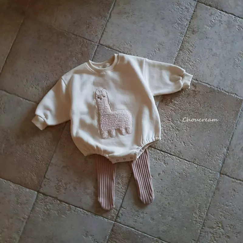 Choucream - Korean Baby Fashion - #babyoutfit - Alpaca Bodysuit - 8