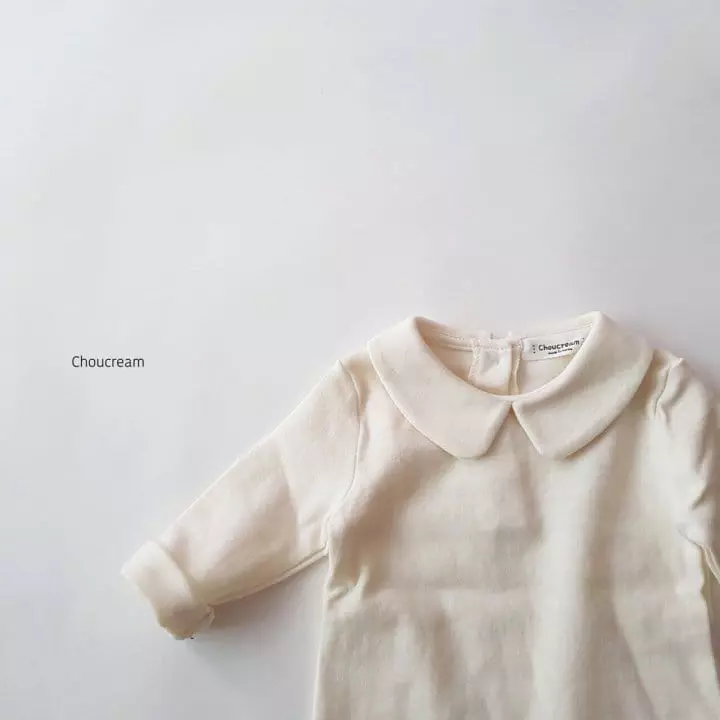 Choucream - Korean Baby Fashion - #babyoutfit - Bebe Collar Tee - 4