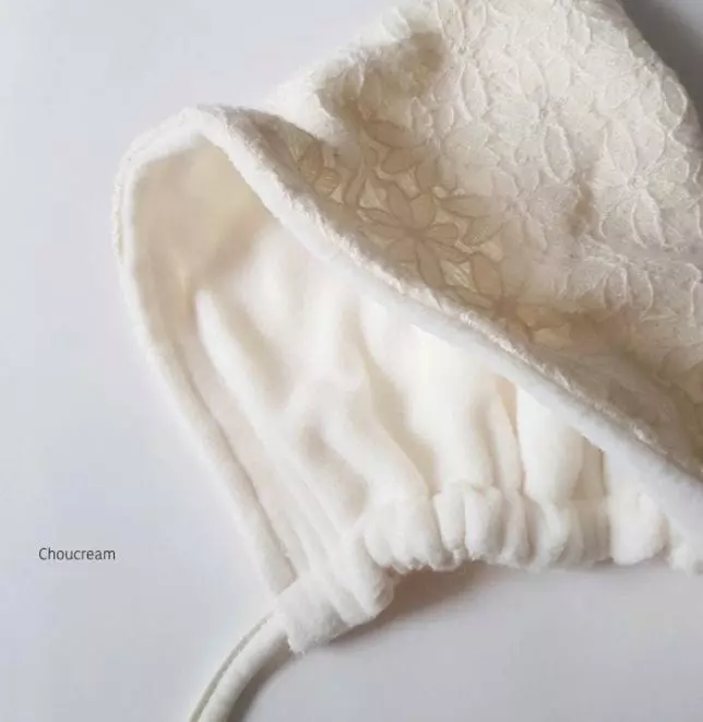 Choucream - Korean Baby Fashion - #babywear - Bebe Winter Lace Bonnet - 10