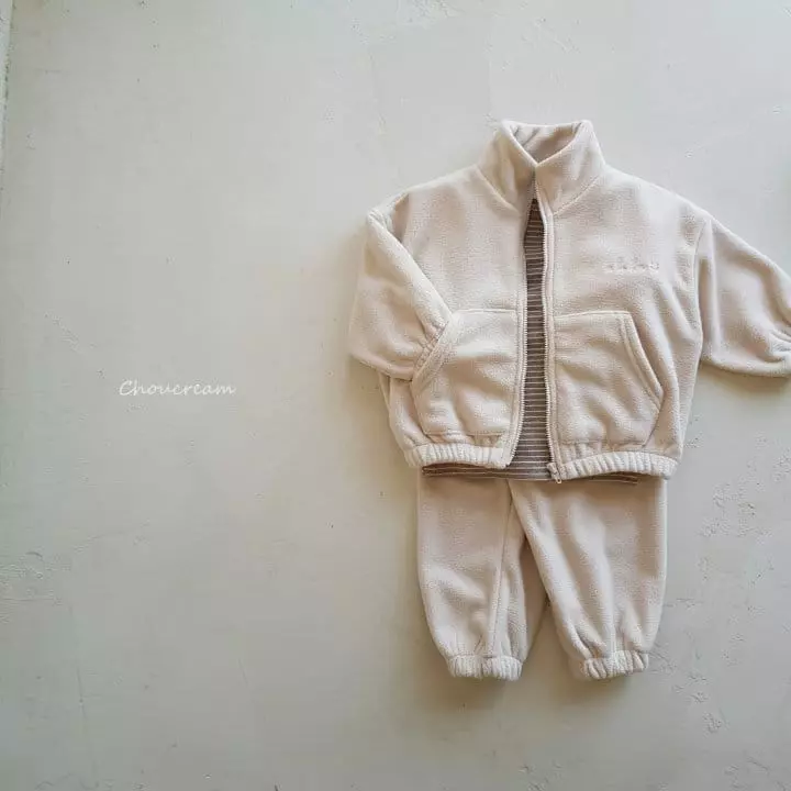 Choucream - Korean Baby Fashion - #babywear - Lettering Top Bottom Set - 3