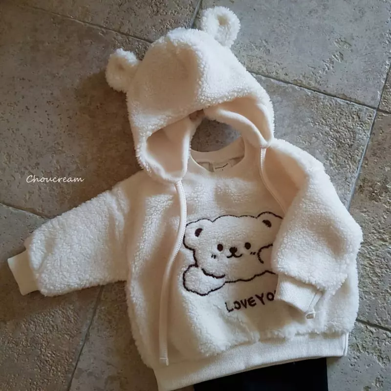 Choucream - Korean Baby Fashion - #babywear - Dumble Bear Sweatshirt - 8