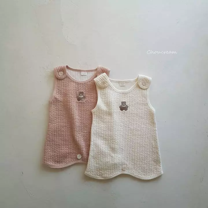 Choucream - Korean Baby Fashion - #onlinebabyboutique - Quilting Sleepvest - 2