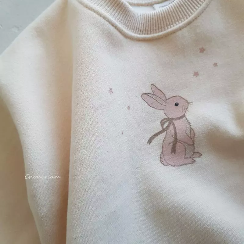 Choucream - Korean Baby Fashion - #onlinebabyboutique - Rabbit Sweatshirt - 3
