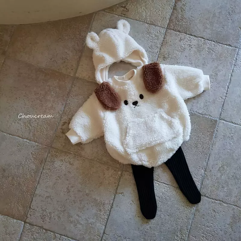 Choucream - Korean Baby Fashion - #onlinebabyboutique - Puppy Bodysuit