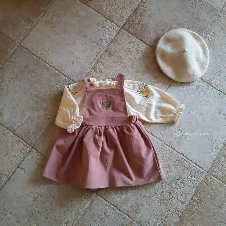 Choucream - Korean Baby Fashion - #onlinebabyshop - Rora Dungarees One-piece - 8