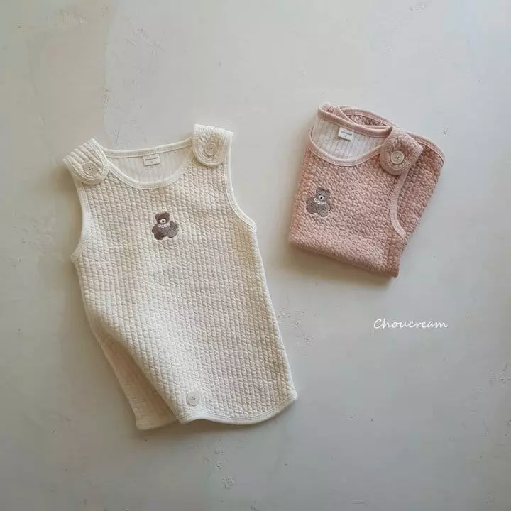 Choucream - Korean Baby Fashion - #onlinebabyshop - Quilting Sleepvest - 3