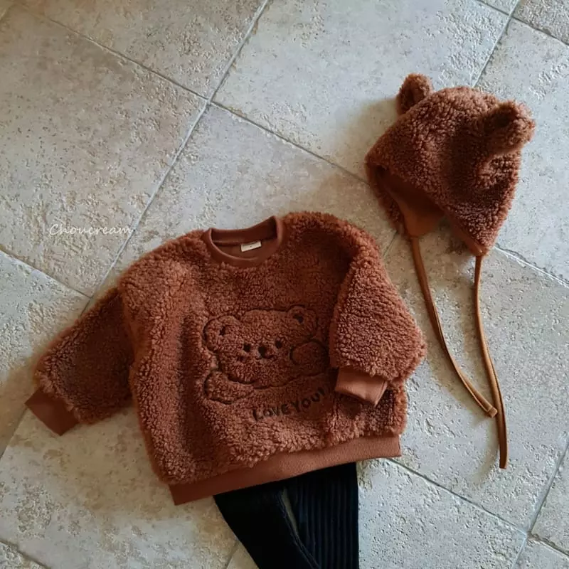 Choucream - Korean Baby Fashion - #onlinebabyshop - Dumble Bear Sweatshirt - 10