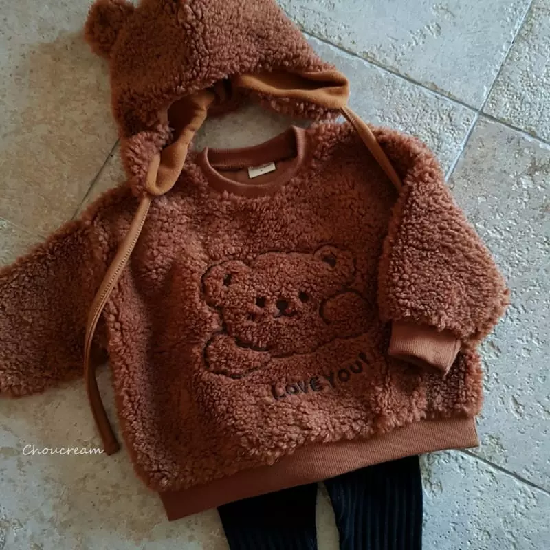 Choucream - Korean Baby Fashion - #smilingbaby - Dumble Bear Sweatshirt - 11