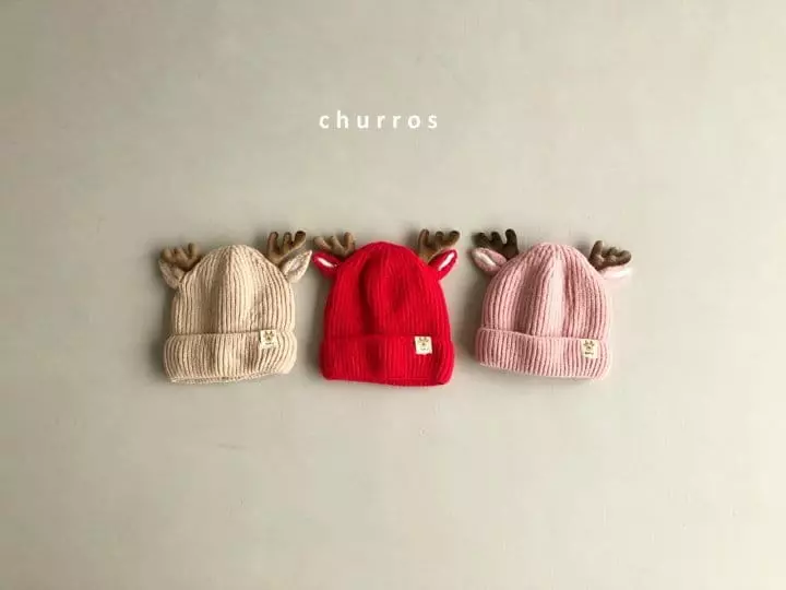 Churros - Korean Baby Fashion - #babyclothing - Rudolf Beanie - 2