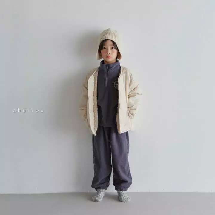 Churros - Korean Children Fashion - #Kfashion4kids - Mink Quilting Jacjet - 3