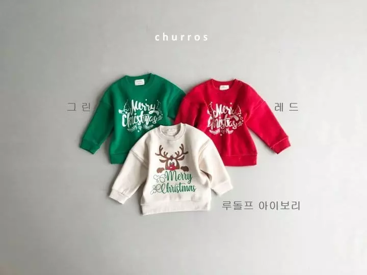 Churros - Korean Children Fashion - #Kfashion4kids - Merry Christmas Sweatshirt - 7