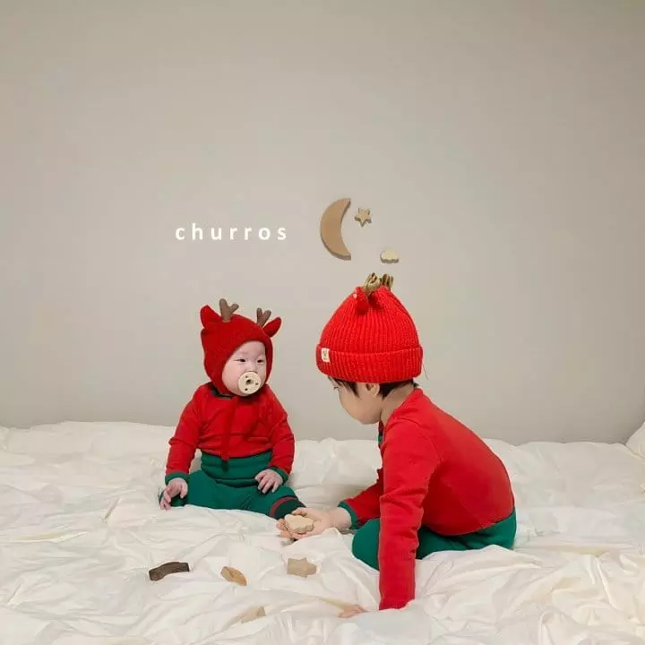Churros - Korean Children Fashion - #discoveringself - Santa Combi Easywear